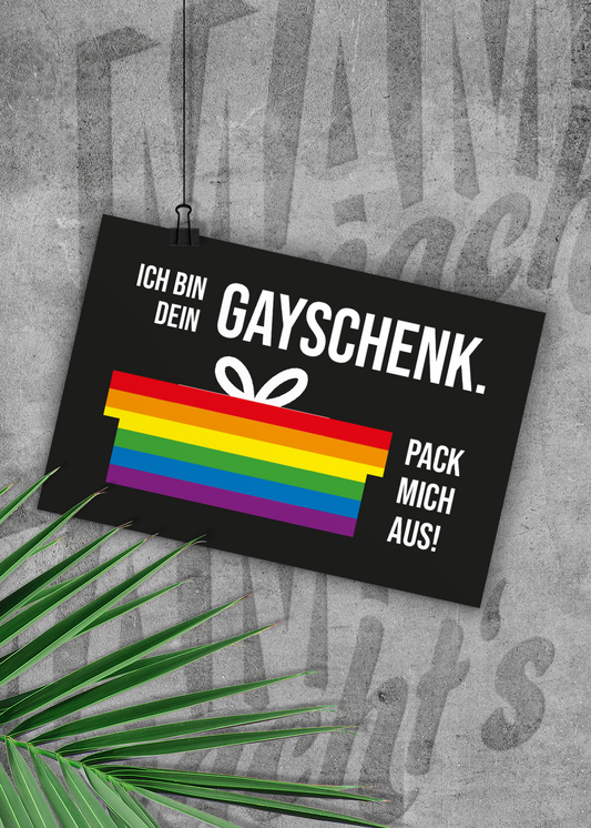 Gayschenk - Postkarte