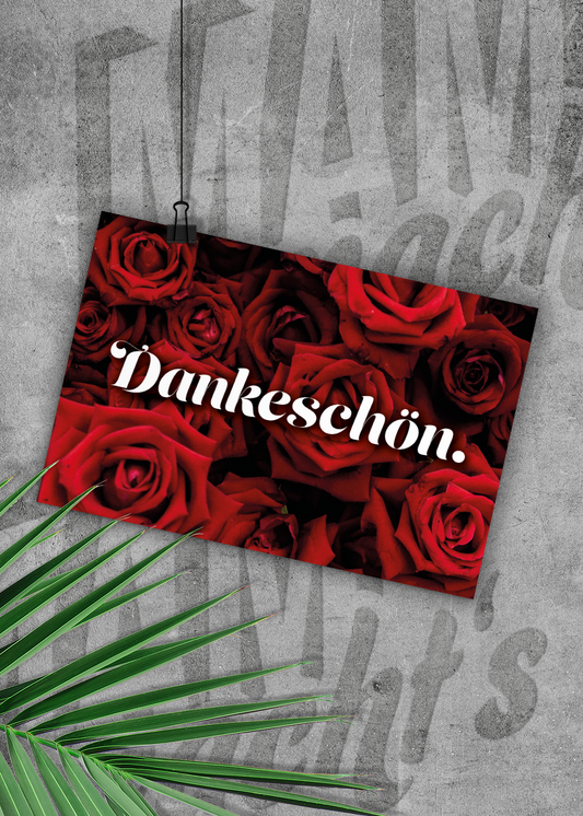 Dankeschön - Postkarte