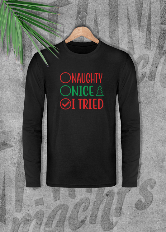 Naughty Nice - Longsleeve Unisex Cut