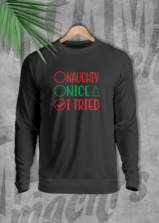 Naughty Nice - Pullover Unisex Cut